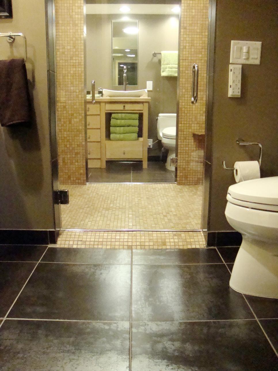 Beautiful Bathroom Floors from DIY Network | DIY