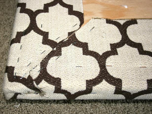 Turn Fabric Over and Attach Fabric to Back Attach Fabric to Back