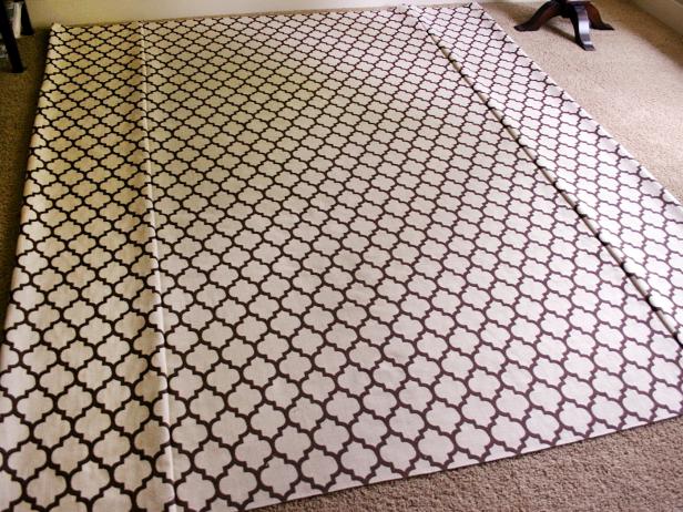 Cut and Iron Fabric Panels Cut Two Fabric Panels