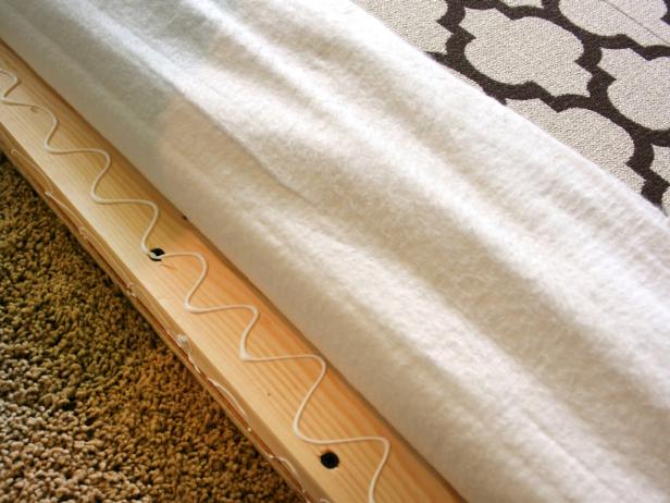 Glue Fabric to Frame Glue Fabric to Frame