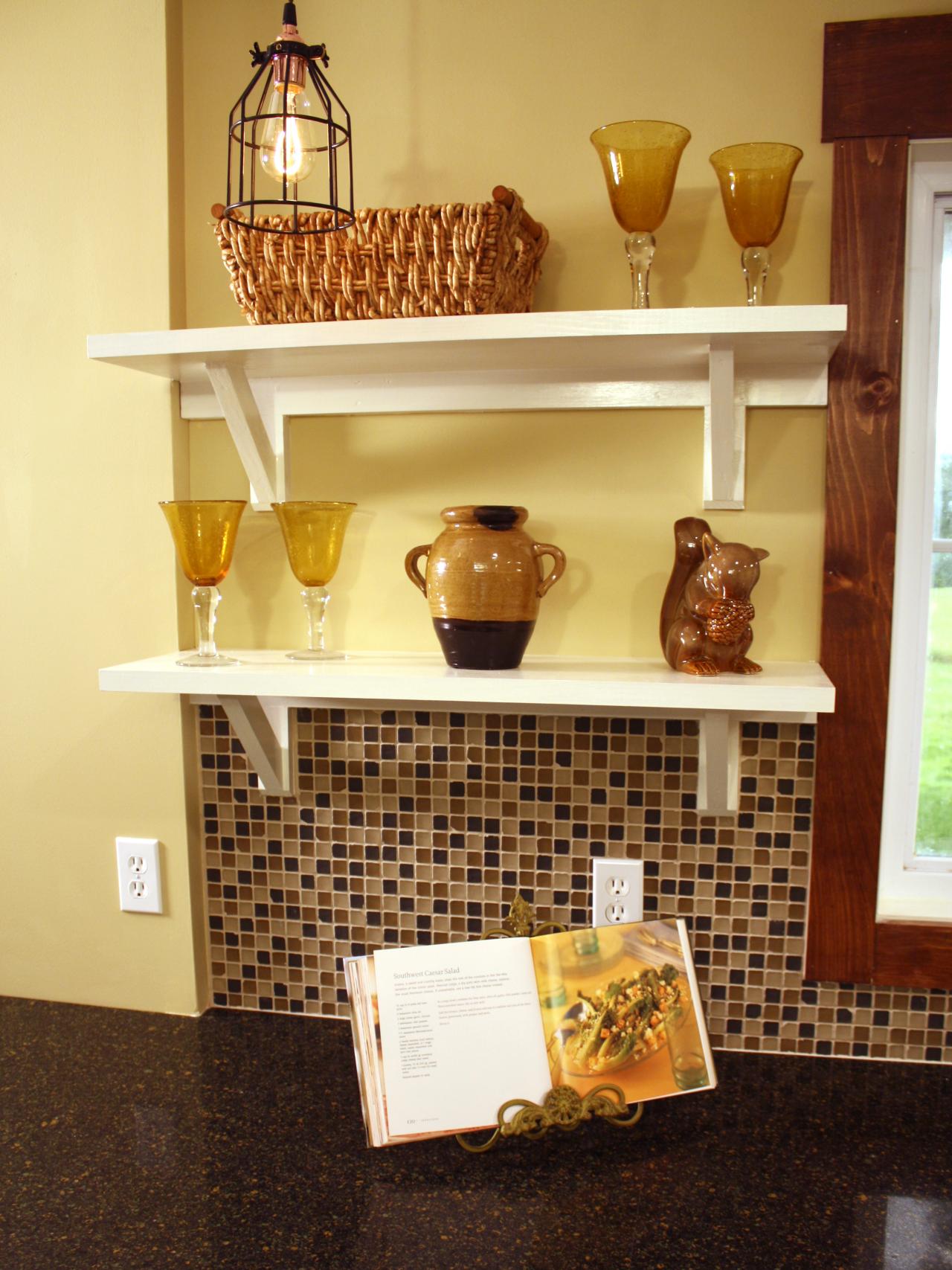 How to Build Open Kitchen Shelving howtos DIY