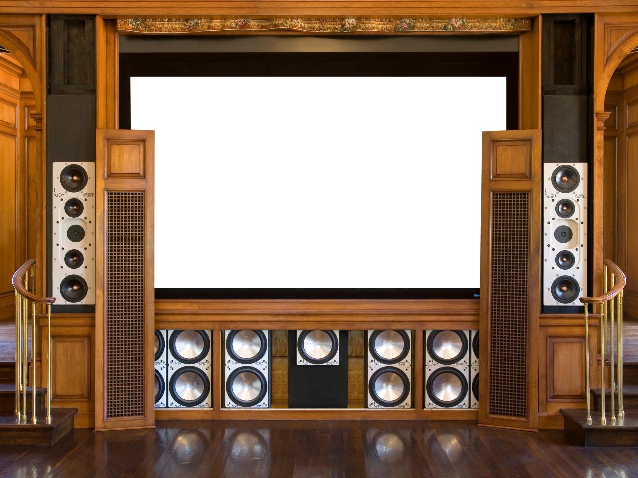 Minimalist Audio Advice Home Theater Design Tool for Living room