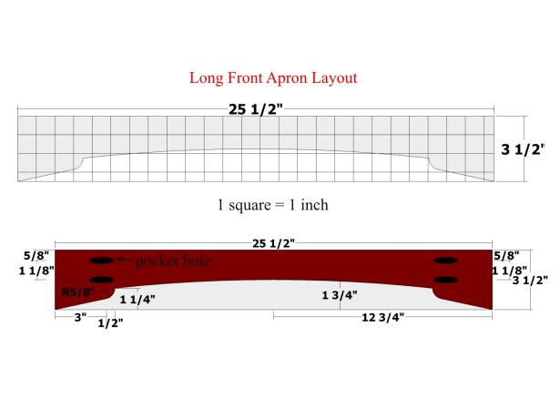 Use the cut list to measure and cut the legs for your bench.