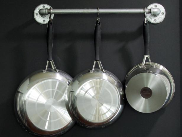 Hang the Pots and Pans Hang Pots and Pans on S Hooks