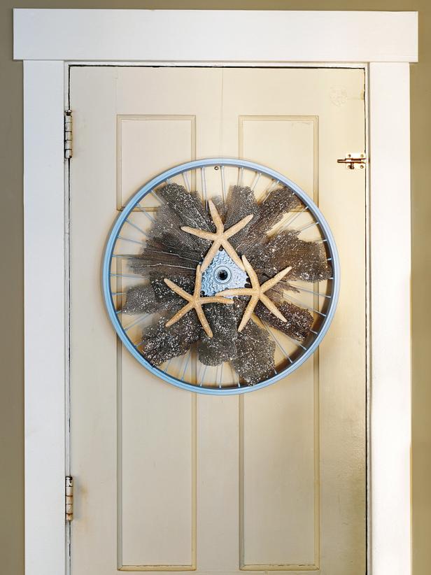 Bicycle Rim Wreath Bicycle Rim Wreath