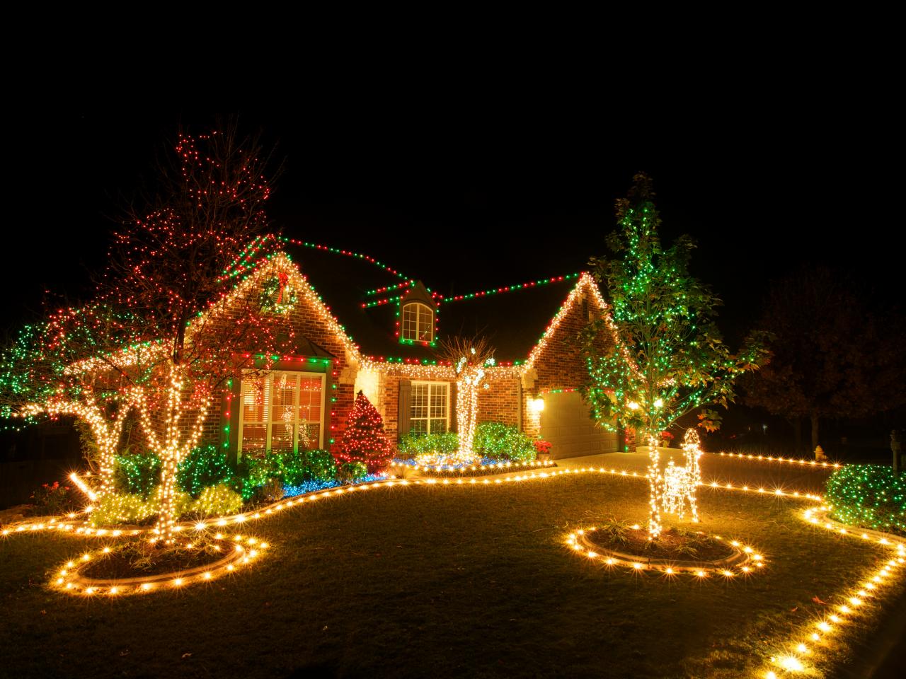How To Hang Christmas Lights Diy focus for Home Christmas Decorations Lights