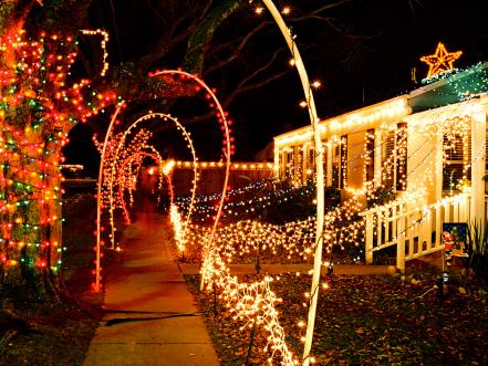 15 Colorful and Outrageously-Themed Outdoor Christmas Lights | DIY