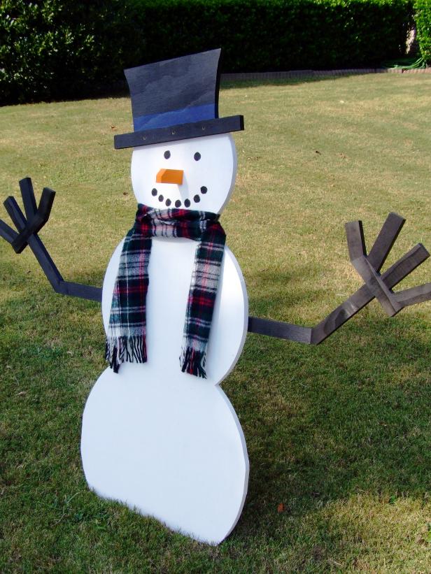 Accessorize Finished Snowman Accessorize Finished Snowman