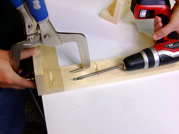Attach rails using glue and 1-1/4-inch pocket-hole screws. This assembly is the frame.