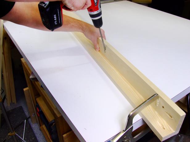 Attach stiles using glue and 1-1/4-inch pocket-hole screws.