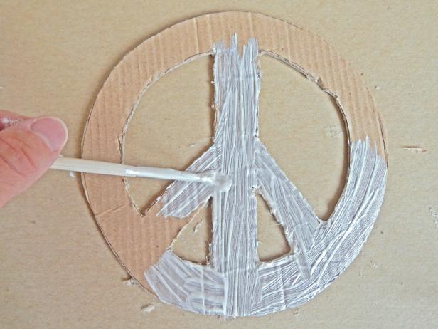 Christmas Peace Sign Ornament Christmas Peace Sign Ornament