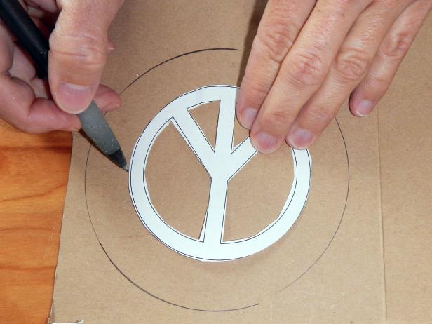 Christmas Peace Sign Design Christmas Peace Sign Design