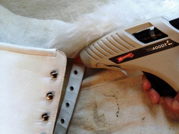 Christmas Boot Fur Trim Christmas Boot Fur Trim
