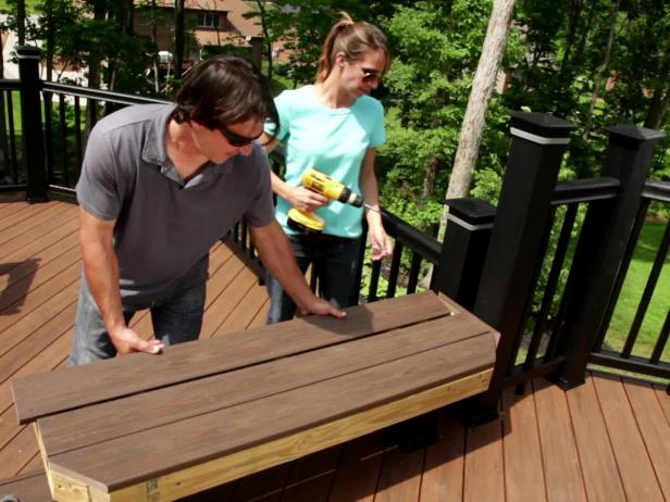Deck Seating Construction Deck Seating Construction