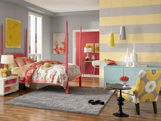 CI-Sherwin-Williams_Gray-Yellow-Striped-Wall-Bedroom_s4x3 CI-Sherwin-Williams_Gray-Yellow-Striped-Wall-Bedroom_s4x3