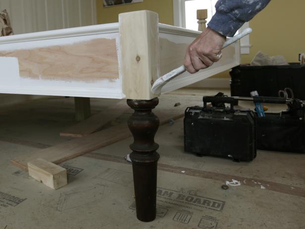 Finish up by painting the frame with your color of choice.