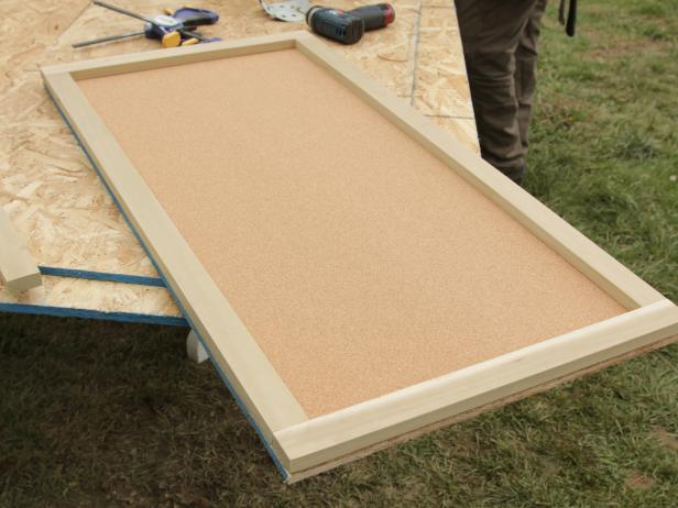 Now that the board is completed, the trim can be stained or painted.