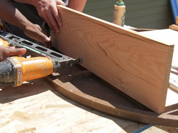 Attach plywood with 1-1/2" wood screws at least 12" on center.