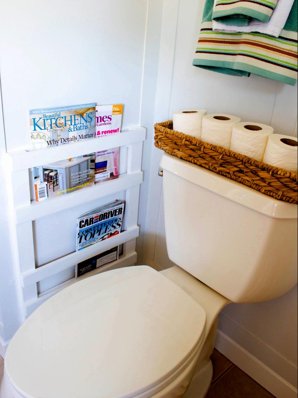 Big Ideas for Small Bathroom Storage | DIY