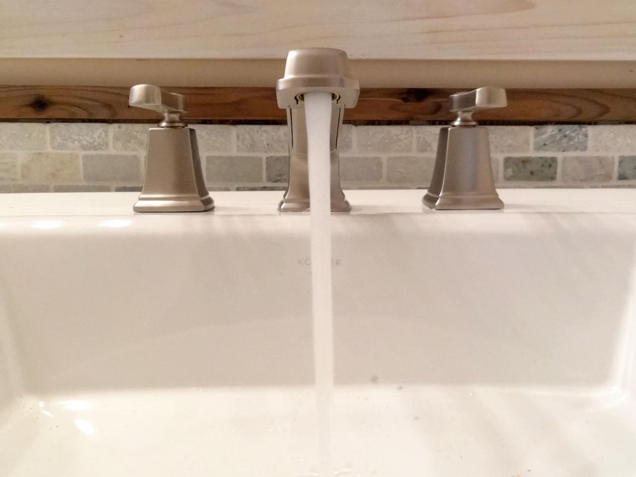 replacing bathroom sink faucets