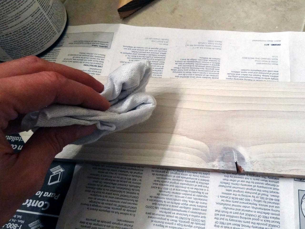 finishing the frame once the glue has dried finish the front with your