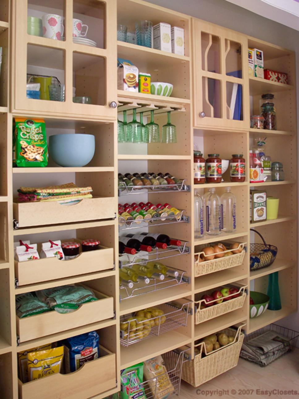 Organization And Design Ideas For Storage In The Kitchen Pantry DIY