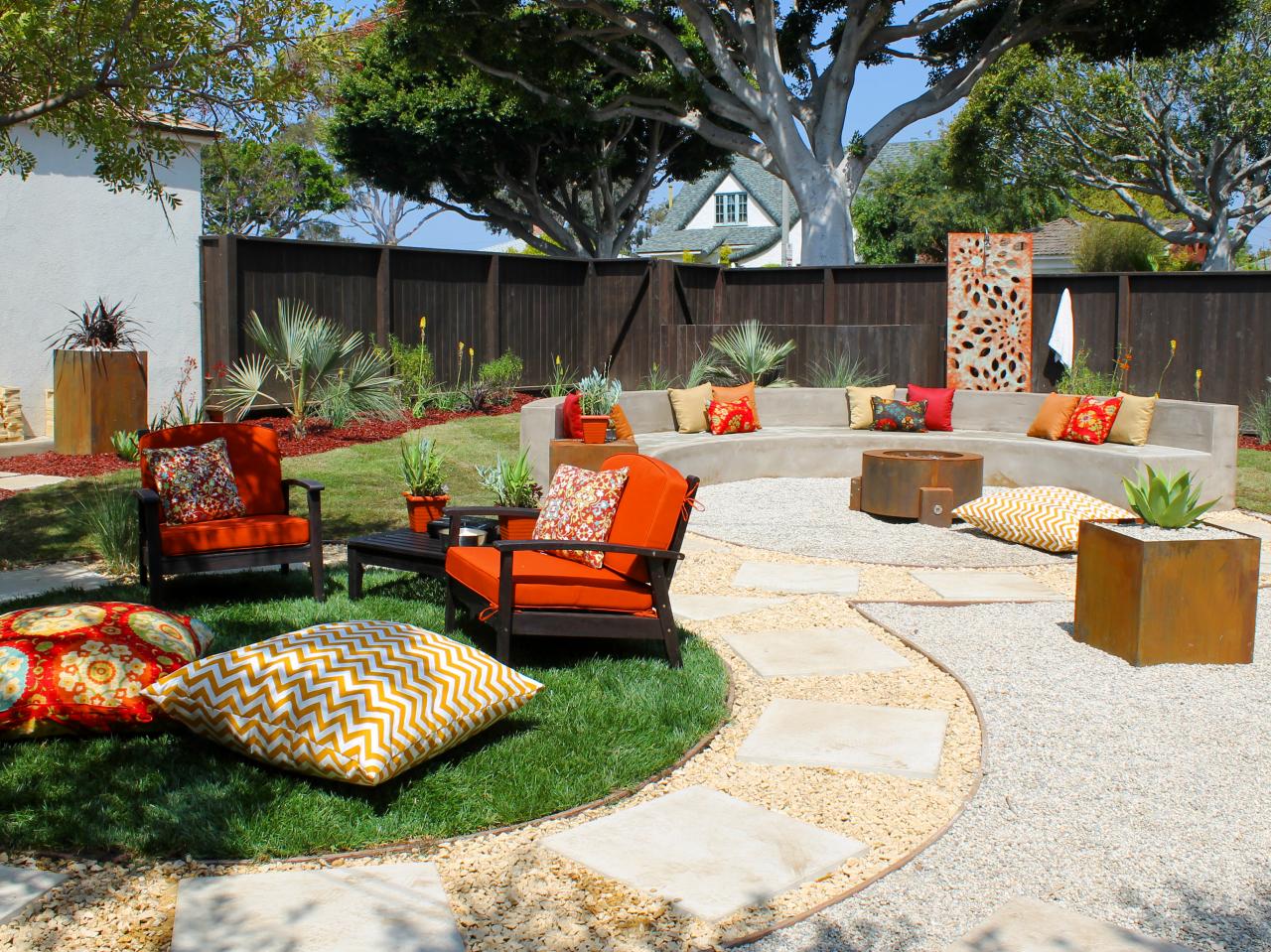 Backyard In Ground Fire Pit Ideas