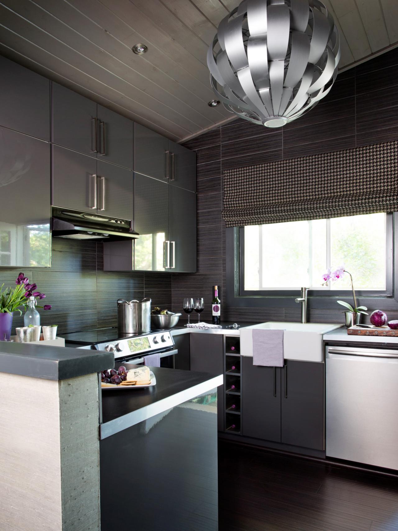 Small-Kitchen Design Tips | DIY Kitchen Design Ideas - Kitchen Cabinets