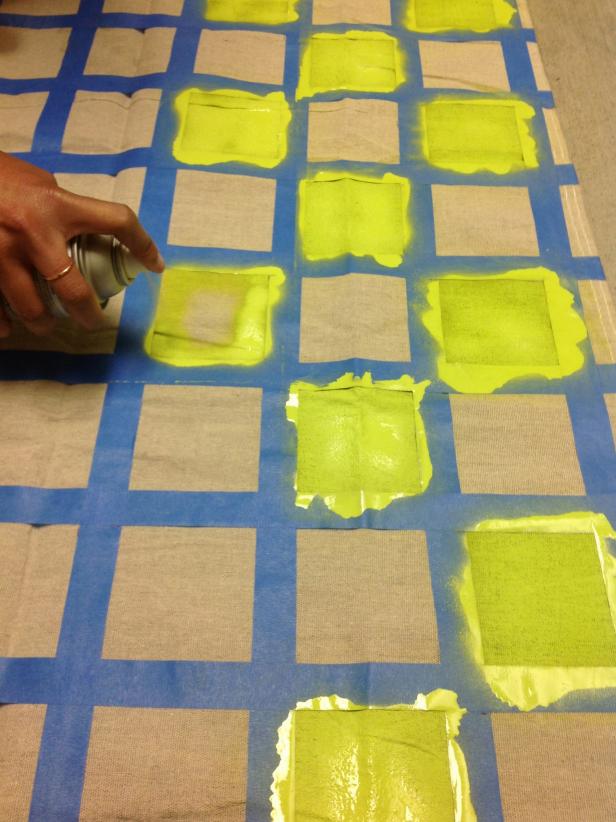 CI-Manvi-Drona_Stencil-Dropcloth-Tablecloth_painting-yellow-squares_3x4 CI-Manvi-Drona_Stencil-Dropcloth-Tablecloth_painting-yellow-squares_3x4