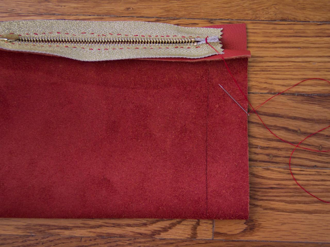 How to Make a Handmade Leather Clutch howtos DIY