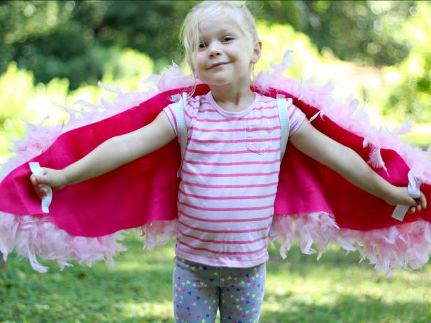 Bird Wings Costume Front View