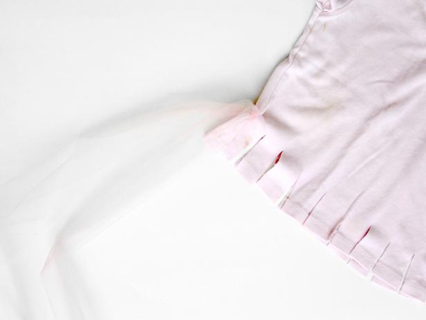 Princess Dress Costume Tie Tulle to T-Shirt