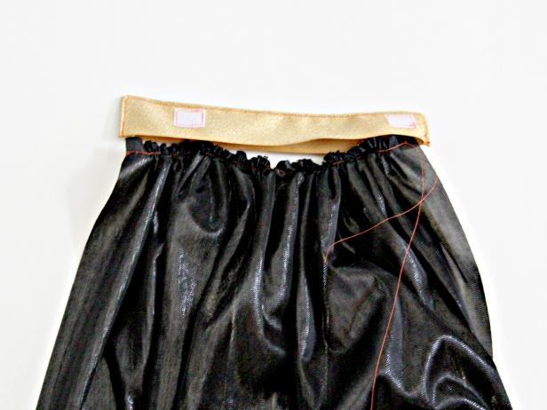 Super Hero Costume Attach Cape and Ribbon
