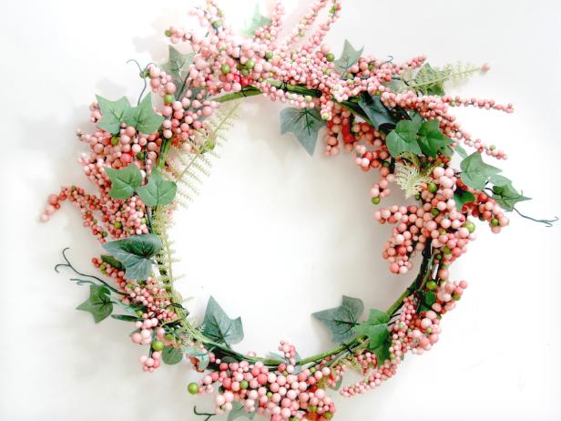 Completed Floral Headband for Fairy Princess Costume.