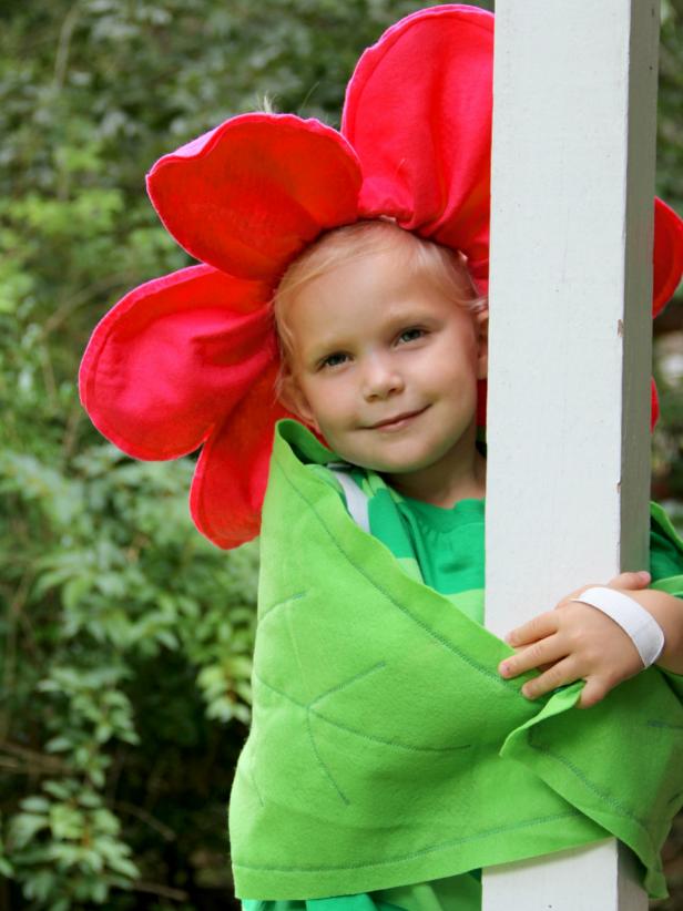 Flower Costume on Girl