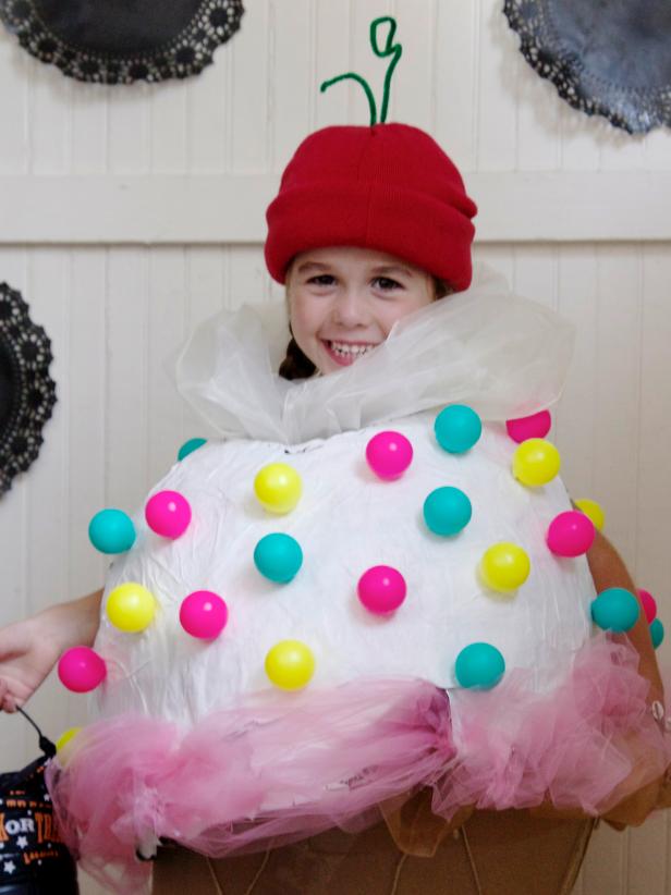 Kids' Halloween Costume: How to Make an Ice Cream Cone | how-tos | DIY