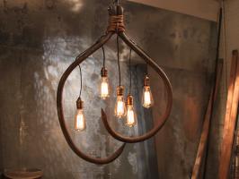 Industrial Upcycled Lamp