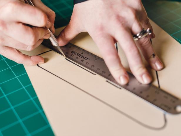 Step 4: Trace Letter font to create stencil. Step 4: Trace Letter font to create stencil.