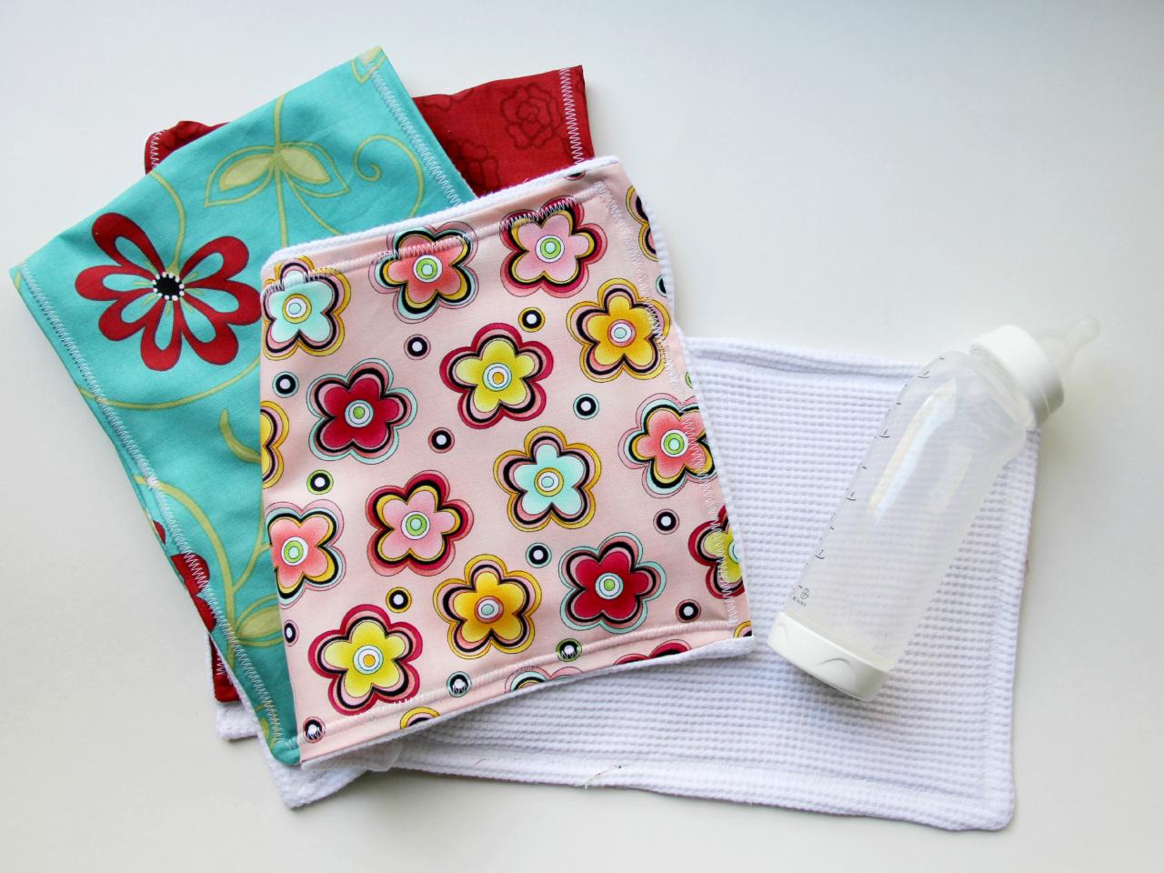 Easy Sewing Project How To Make A Baby Burp Cloth How tos DIY