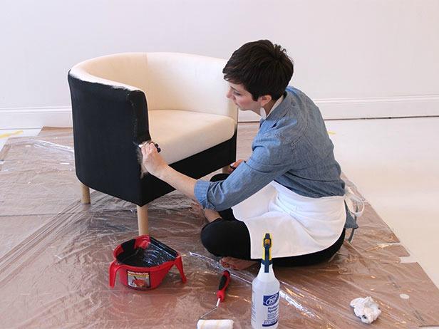 IKEA-Hack-Painting-Fabric-Chairs-maderemade IKEA-Hack-Painting-Fabric-Chairs-maderemade