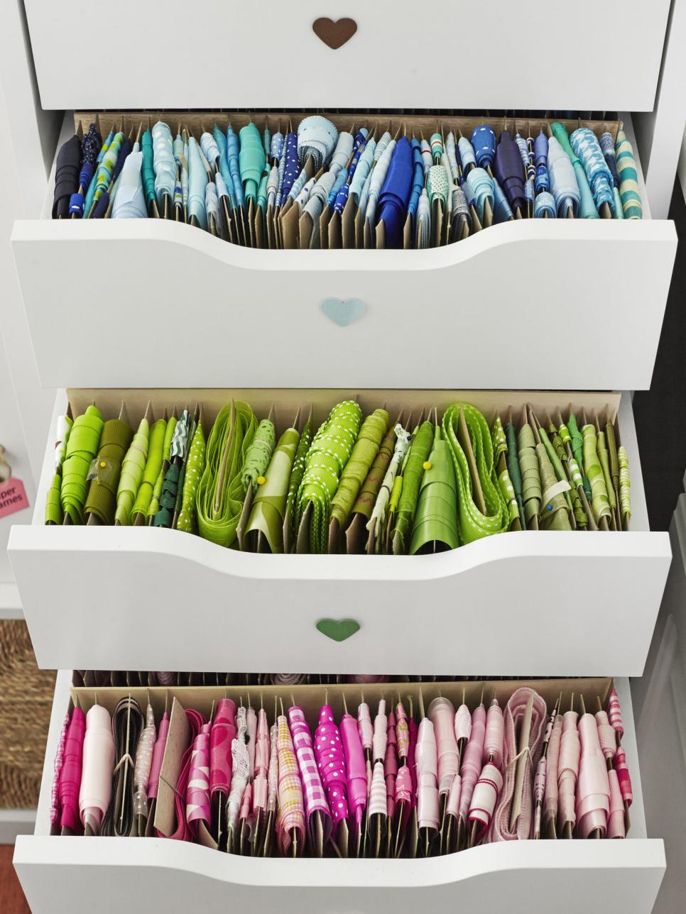 12 Creative Craft or Sewing Room Storage Solutions | DIY