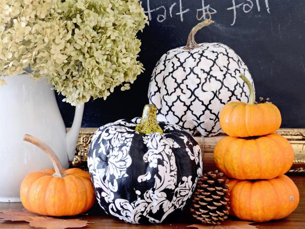 Thanksgiving Decoupage Pumpkins Thanksgiving Decoupage Pumpkins