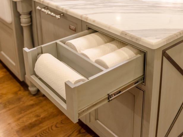 Paper Towel Drawer Paper Towels in Drwer
