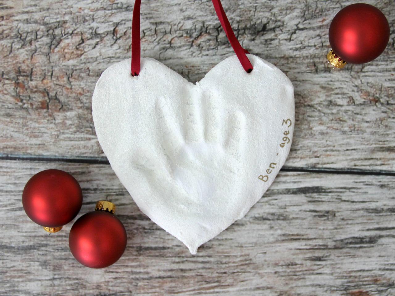 salt dough handprint christmas ornaments how tos diy salt dough handprint christmas ornaments how tos diy