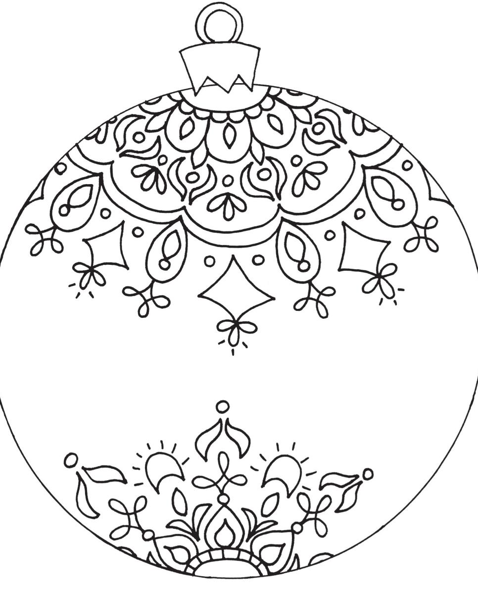 Coloring Pages For Adults Printable Christmas