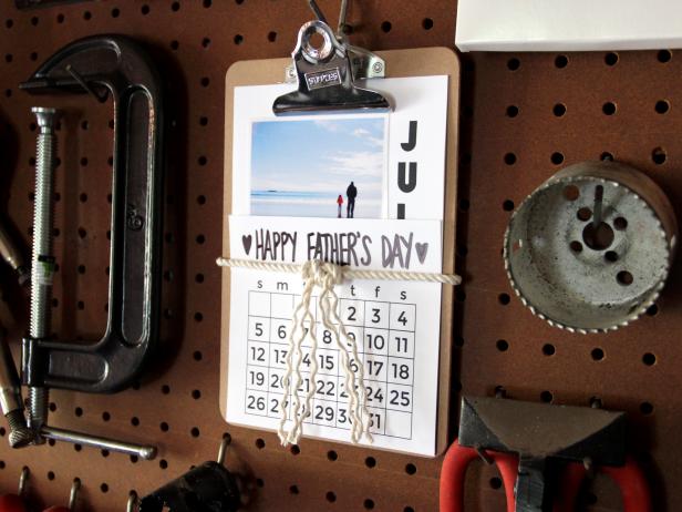 DIY Father's Day Calendar DIY Father's Day Calendar