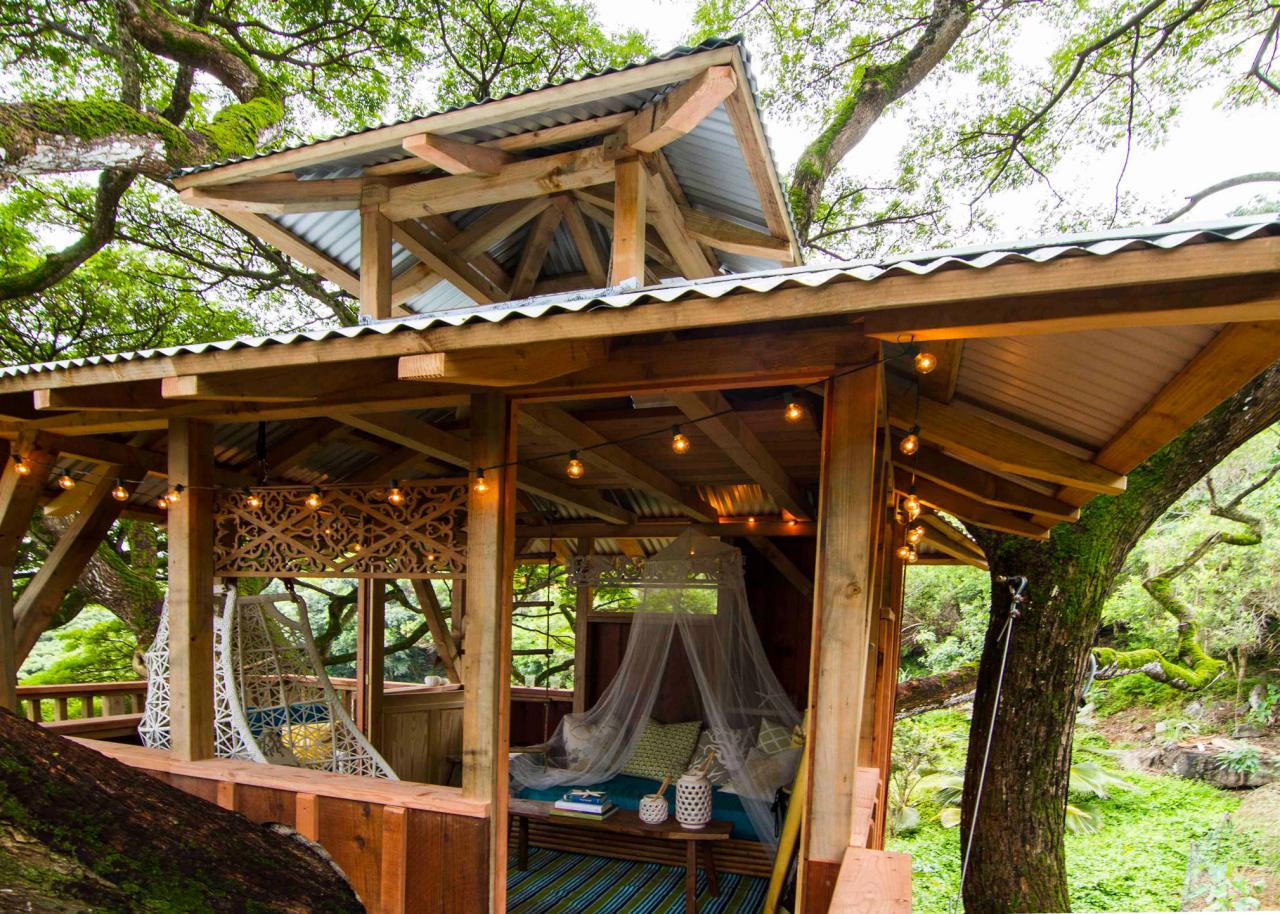 hawaiian treehouse with gorgeous design details as seen on ...