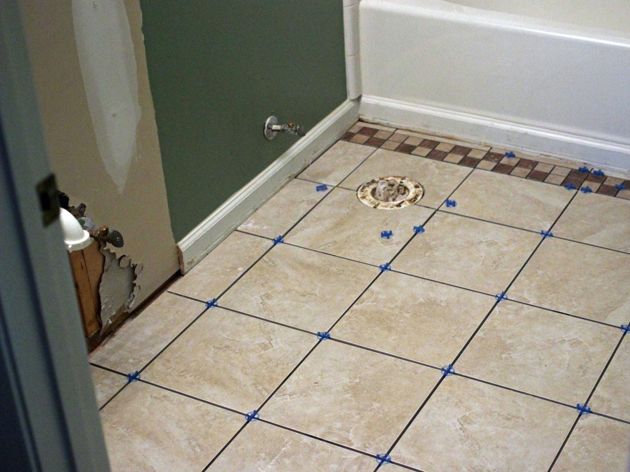 How to Install Bathroom Floor Tile howtos DIY