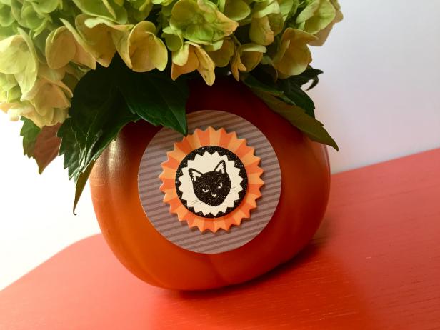 DIY Craft Pumpkin Vase DIY Craft Pumpkin Vase