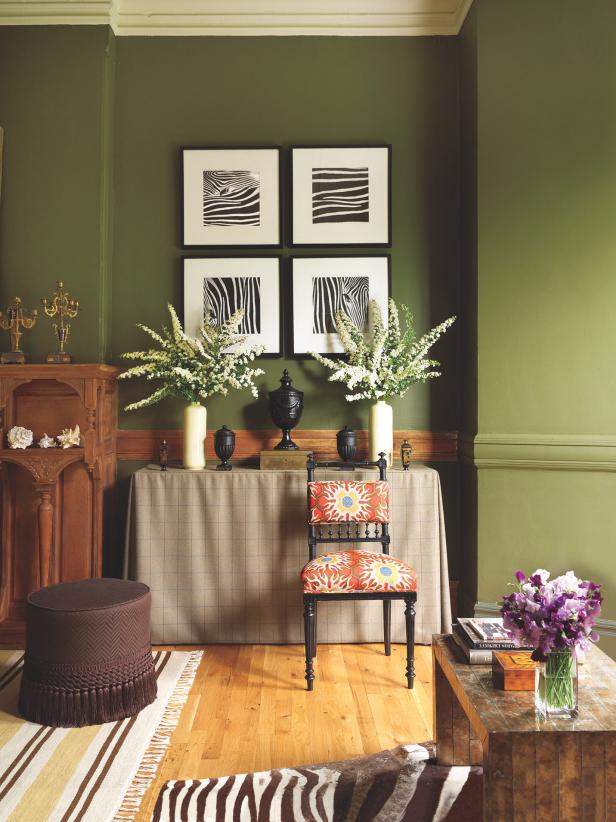 Fabric-Draped Console Fabric-Draped Console